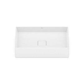 Cuba Apoio Retangular 510X360mm Sem Mesa T6 Terra Branco Matte A32787Z620 Roca