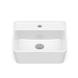 Cuba Apoio 420X420mm com Mesa Optica Cq42 Branca Brilhante A327B10000 Roca