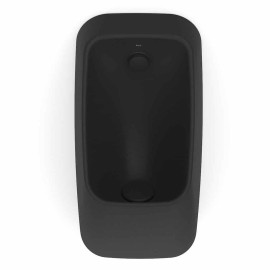 Mictório Rimless Com Entrada Traseira Proton Square Black Matte A3590JF08B