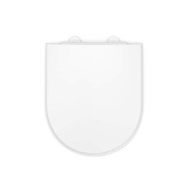 Assento PP com Queda Amortecida Quick Release Nexo Branco Brilhante A801642003 Roca