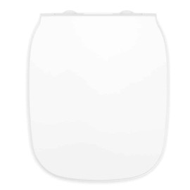 Assento PP com Queda Amortecida Square E Debba Classic Branco Brilhante A8019B2005 Roca