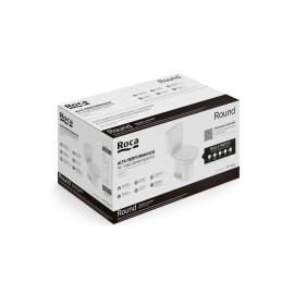 Kit Bacia Com Caixa acoplado Completo Debba Round Branco Brilhante C329723002 Roca