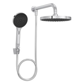 Chuveiro Redondo Parede Flex Max Cromado Com Desviador e Ducha Manual Deca 2085.C.DES Chuveiro Redondo Parede Flex Max Cromado Com Desviador e Ducha Manual Deca 2085.C.DES