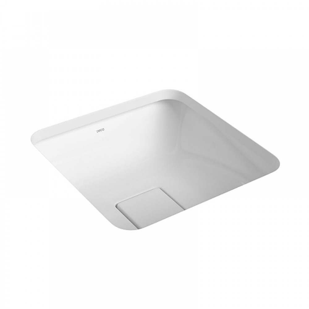 Cuba Slim Quadrada de Embutir 30 cm Branco Deca L.31030.17 Cuba Slim Quadrada de Embutir 30 cm Branco Deca L.31030.17