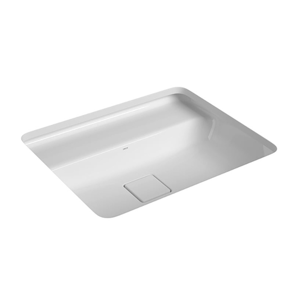 Cuba Slim Retangular de Embutir com Mesa 50cm Branco Deca L.33050.M.17 Cuba Slim Retangular de Embutir com Mesa 50cm Branco Deca L.33050.M.17