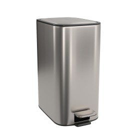 Lixeira Quadrada Inox com Pedal 11,5L Deca 1005.QUA.11.INX