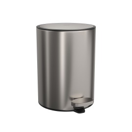 Lixeira Redonda Inox com Pedal 5L Deca 1005.RED.5.INX