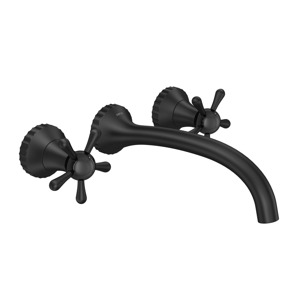 Misturador Lavatório Parede Perola Black Matte Deca 1878.BL108.MT