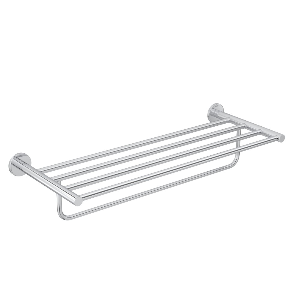 Porta Toalha Prateleira 60cm Cromado Soho Deca 2078.C04