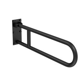 Barra de Apoio Lateral Articulada 80cm Conforto Black Matte Deca 2315.BL.080.MT
