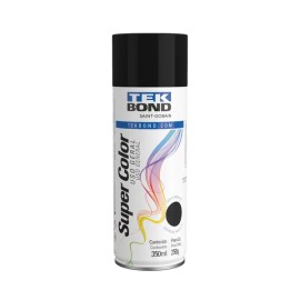 Tinta Spray Uso Geral Preto Fosco 350ml / 250g Tekbond