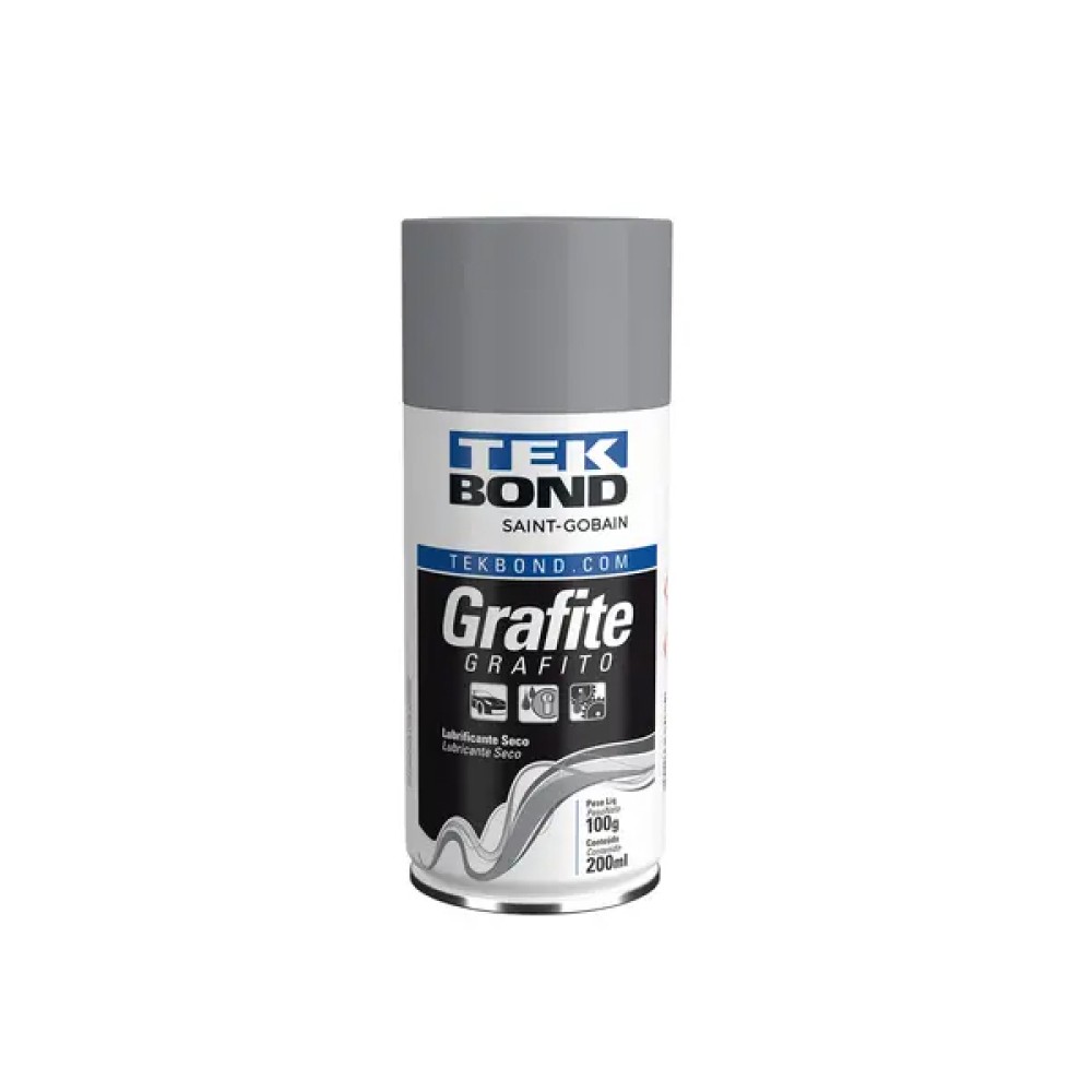Spray Grafite Seco Lubrificante 200ml Tekbond