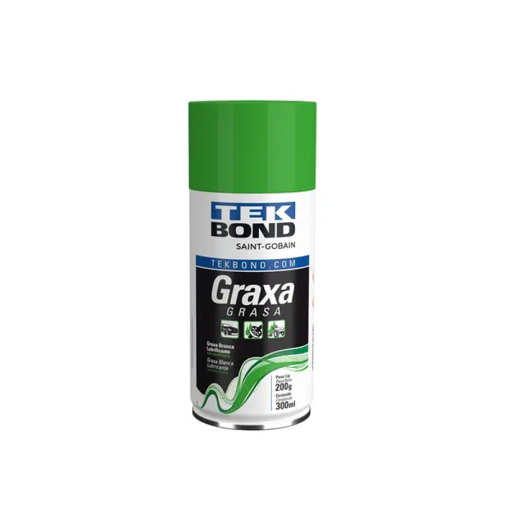 Spray Graxa Branca 300ml / 200g Tekbond