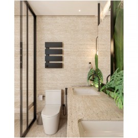 Toalheiro Térmico Smart Easy-IV Preto 220V Thermolux