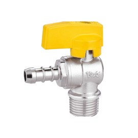 Válvula de Gás Angular 1/2 Macho e 3/8 Bico para Mangueira Valogin Válvula de Gás Angular 1/2 Macho e 3/8 Bico para Mangueira Valogin