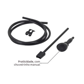 Chuveiro Elétrico Ducali Eletrônico Preto 220V/7500W Zagonel