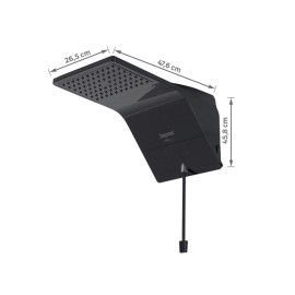 Chuveiro Elétrico Ducali Eletrônico Preto 220V/7500W Zagonel