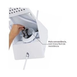 Chuveiro Elétrico Ducali Eletrônico Branco 220V/7500W Zagonel