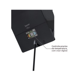 Chuveiro Elétrico Ducali Premium Eletrônico Preto 220V/7500W Zagonel