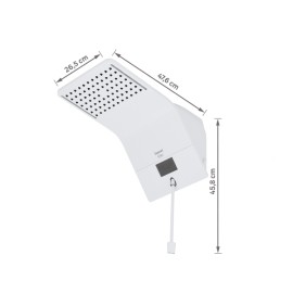 Chuveiro Elétrico Ducali Premium Eletrônico Branco 220V/7500W Zagonel