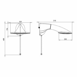 Chuveiro Elétrico Óptima Eletrônico Branco 220V/7700W Zagonel