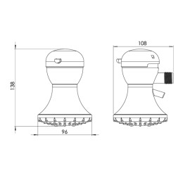 Chuveiro Elétrico SS 3 Temperaturas Branco 220V/5500W Zagonel