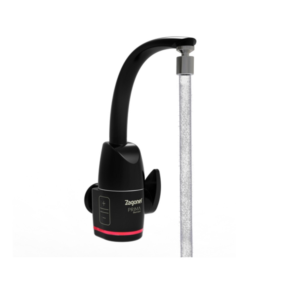 Torneira Elétrica de Mesa/Parede Prima Touch Preta 220V/5500W Zagonel