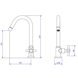 Torneira Lavatorio Mesa Izy Deca 1198.C37