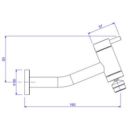 Torneira Parede pia C/ Arejador Articulado Link Deca 1159.C.LNK