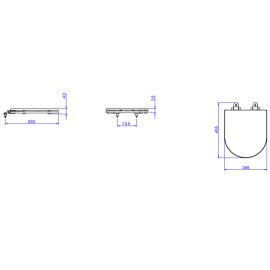 Assento Poliester Slow Close Duna/Nuova/Carrara/Link /Omega Deca AP.237.17