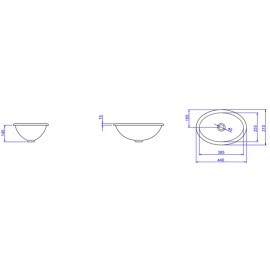 Cuba Sobrepor Oval Deca L.65.17 Cuba Sobrepor Oval Deca L.65.17