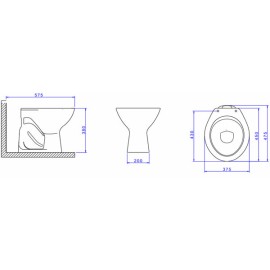 Bacia Convencional Universal Izy Deca P.11.17