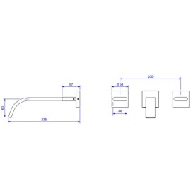 Misturador Lavatório Parede Polo Deca 1878.C33