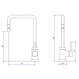 Misturador Monocomando Cozinha Spin Deca 2270.C72
