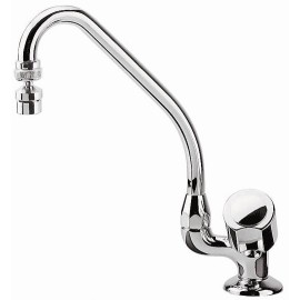 Torneira Pia Mesa Bica Movél C/ Arejador Articulável Targa Deca 1167.C40.CR