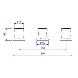 Misturador Bide Aspen Deca 1895.C35