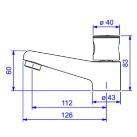 Torneira Lavatorio Mesa Aspen Deca 1198.C35