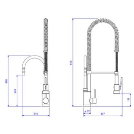 Misturador Monocomando Cozinha Gourmet Deca 2280.C