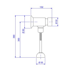 Valvula Mictorio De Fechamento Automatico Decamatic Deca 2570.C