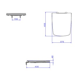 Assento Plastico SlowClose Clean Deca AP.465.17