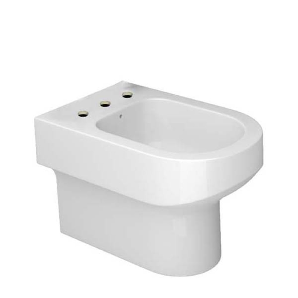 Bidê Com 3 Furos Carrara Deca B.60.17 Bidê Com 3 Furos Carrara Deca B.60.17