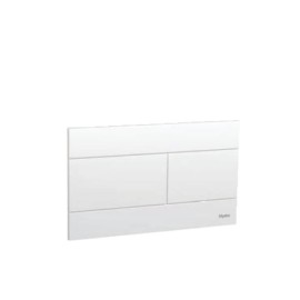 Acabamento para caixa de descarga embutida Mecanica Slim Branco Duo 4900.E.HSL.DUO.BR