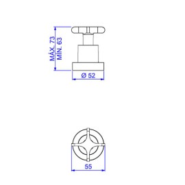 Acabamento de pressão(chuveiro)ate 1 pol Flex Deca 4916.C20.PQ