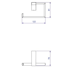 Porta Toalha Argola LIV Deca 2050.C22