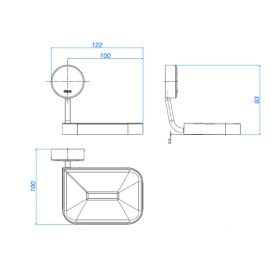 Saboneteira Parede Net Deca 2010.C01