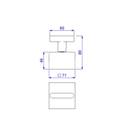 Acabamento de gaveta 1 1/4 e 1 1/2 Soul Deca 4900.C38.GD
