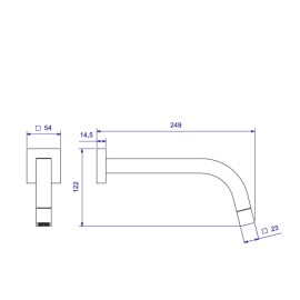 Torneira Tube Parede Deca 1178.C.TUB